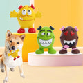 Eco-Friendly Latex Dog Toy Cute Trick Treat Monster Three Brothers Pet Supplies Cross-Border Factory Latex Dog Toy