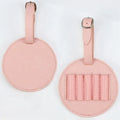 Customized Blank Pu Leather Golf Tee Holder Golf Tee Bag Tags