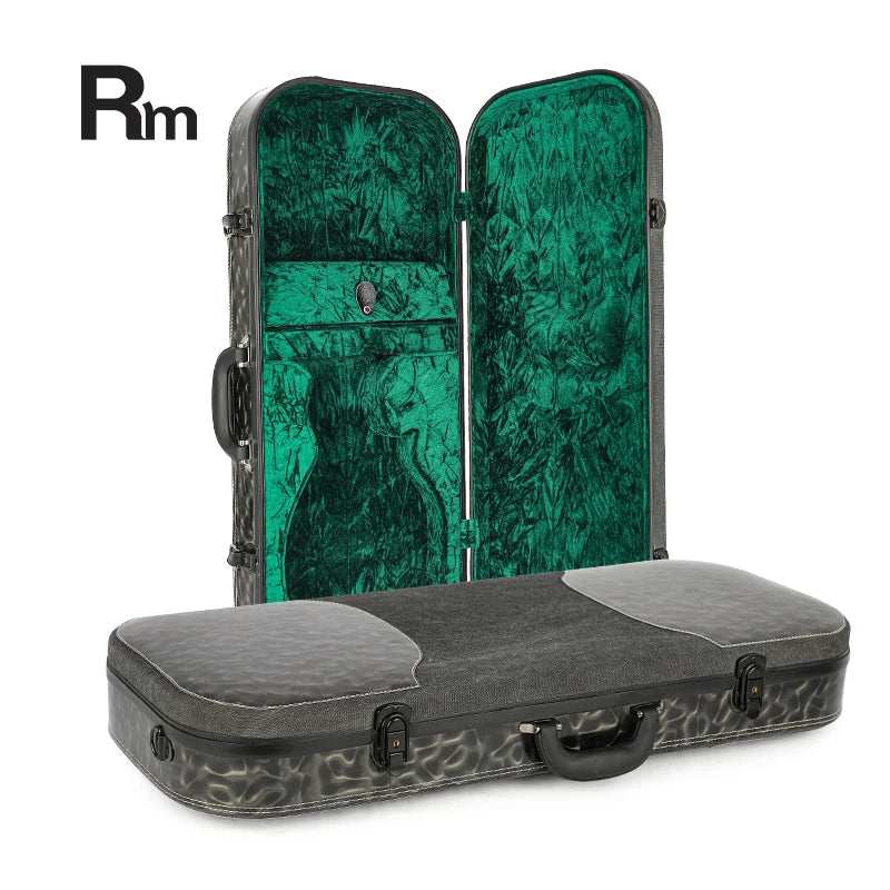 Start88-OFM Rm Rainbow Music String Instrument Bags F Style Rectangle Shape Mandolin Cases Hard Case 10mm Sponge Protection