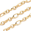 3mm 304 Stainless Steel Mother Son Figaro Chains