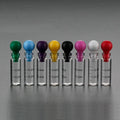 Mini 0.5ml Glass Perfume Bottle with Long Cork and Round Stopper Essential Oil Containers with Scale