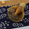 Handmade Traditional White Bamboo Tea Whisk 100 Prongs Chasen Japanese Green Tea Making Matcha Whisk