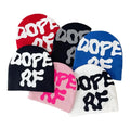 New Arrival Unisex Knit Beanie with No Cuff Fold Jacquard Pattern 3D Embroidery Streetwear Features for Travelers