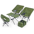 MKW-7173 Outdoor Beach Picnic Chair Compact Lightweight Portable Camping Chair Foldable Moon Chairs for Hiking Mountaineering