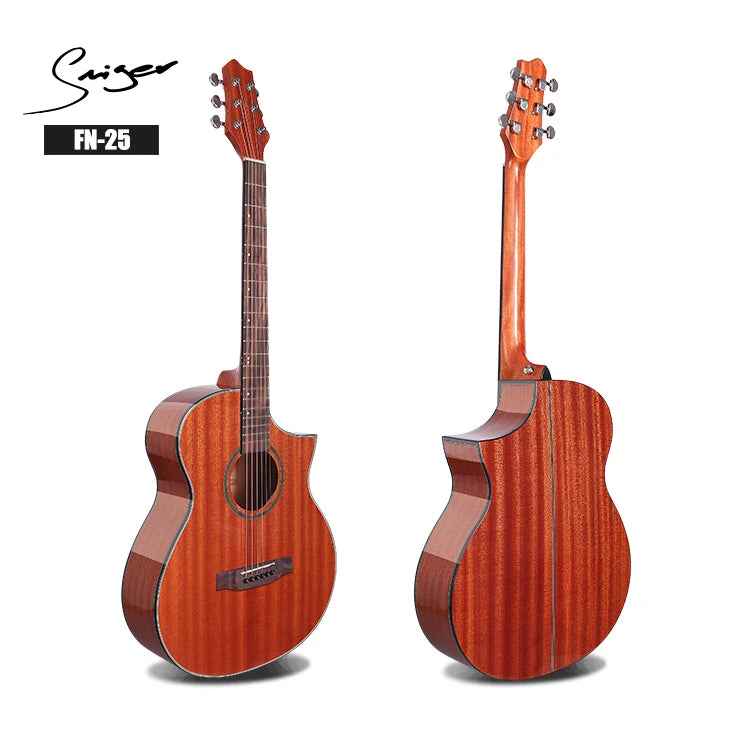 36 Inch Best Beginners Chinese Manufacturing MINI Semi Acoustic Guitar