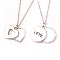 Heart Picture Pendant Necklace Blank Pendant Jewelry for Sublimation Necklace