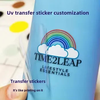 Custom Gold Foil Holographic Durable Heat Transfer Waterproof Electroform 3D PE Materials Sticker Label logo UV Decal Vinyl