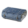 Star Satin Plush Velvet Design Luxury  Large Travel Toiletry Make up Makeup Cosmetic Bag Pouch Box Case Pack for Men Women