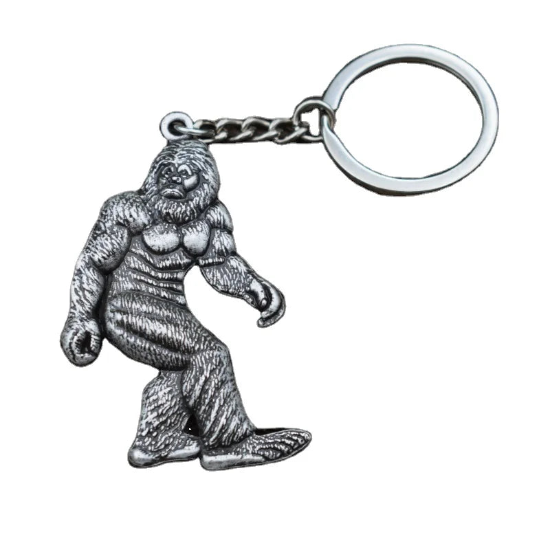 Brand New Retro Bigfoot Keychain for Men Gift Jewelry  Big Foot Ring Key Chains