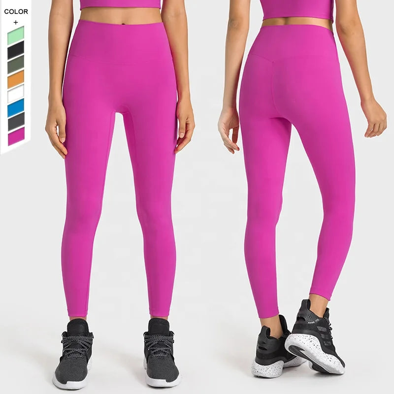 No T-line Women High Waist Yoga Pants Butt Lift Breathable Exercise Yoga Fitness Sports Leggings for Women