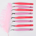 Wholesale Eyelash Extension Tweezers Kit Stainless Steel Lash Tweezers