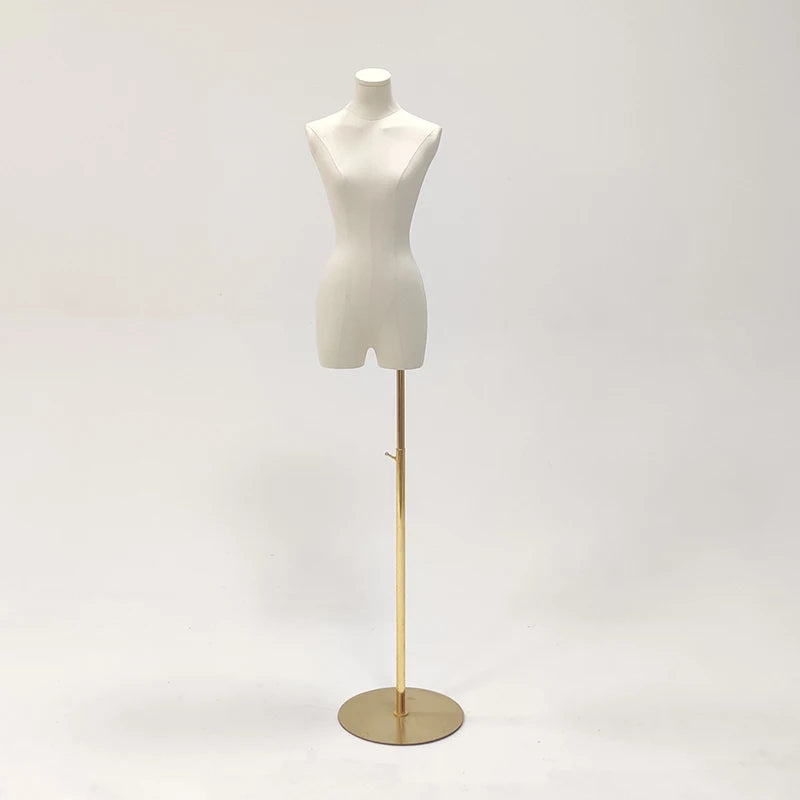 Cheap Plastic Round Base Female Torso Mannequins