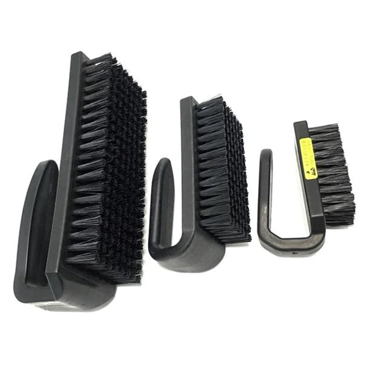 Allesd High Conductive Black Conductive Nylon Material PP Material ESD Antistatic Brush