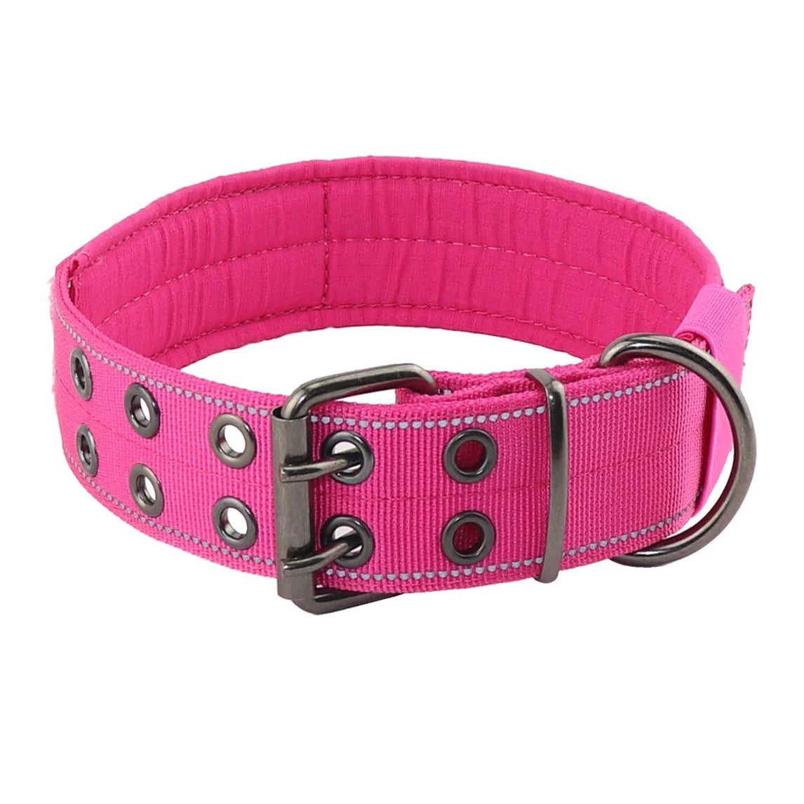 Custom Tactical Dog Collar With Handle Durable Nylon Dog Collar Adjustable Training Collar for Large Dogs