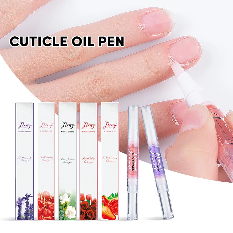 JTING Wholesale Mini Moisturizing Flower Flavors Cuticle Oil Pen OEM ODM Custom Empty Label Cuticle Oil Empty Tube Container