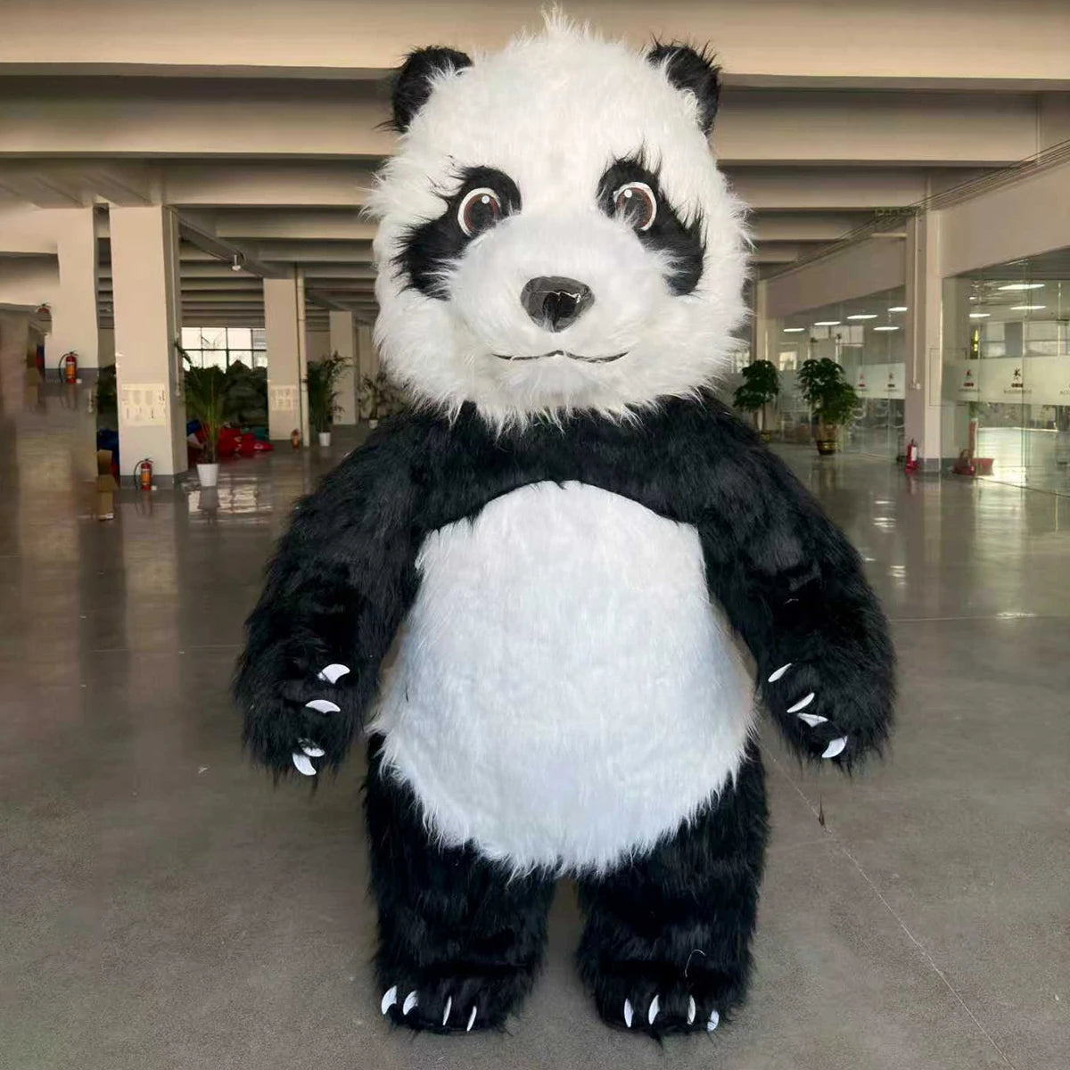2/2.6/3meter Inflatable Panda Mascot Costume Adult Panda Walking Inflatable Mascot