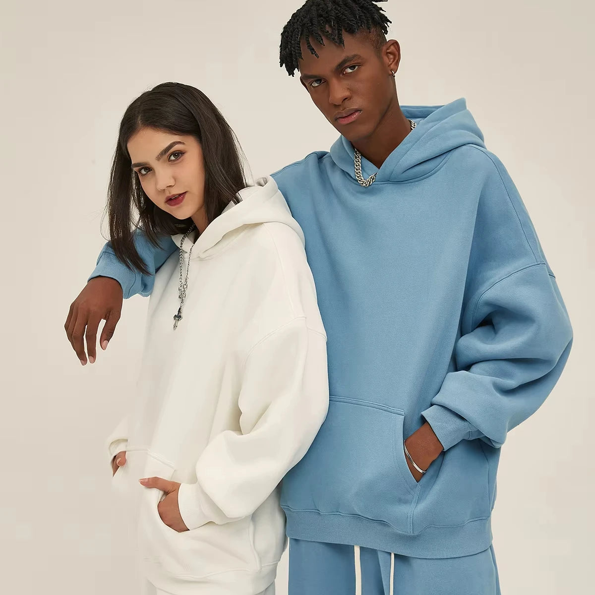 Fashion Sweatshirts Streetwear Luxury Hoodie 100 Cotton Pullover Custom Logo Printing  Embroidery Unisex Blank Plain Hoodies