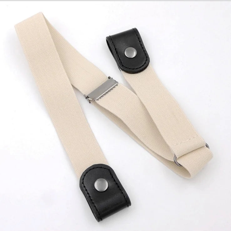 Custom Lazy Man Elastic Belt with Polyester Material 60-100cm Waist Size 3cm Width Custom Logo HY Brand China All Pantone Colors