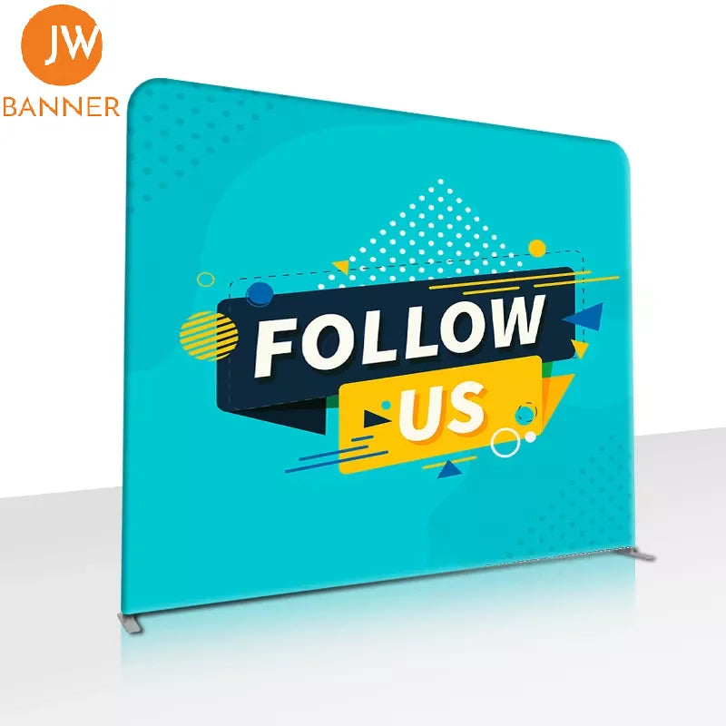 Custom Printed Tension Fabric Backdrop Trade Show Tension Fabric Display