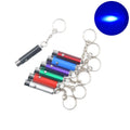 Mini Portable 15 Lumens Keychain Flashlight Led Light UV 365nm for Pet Identify Invisible Ink