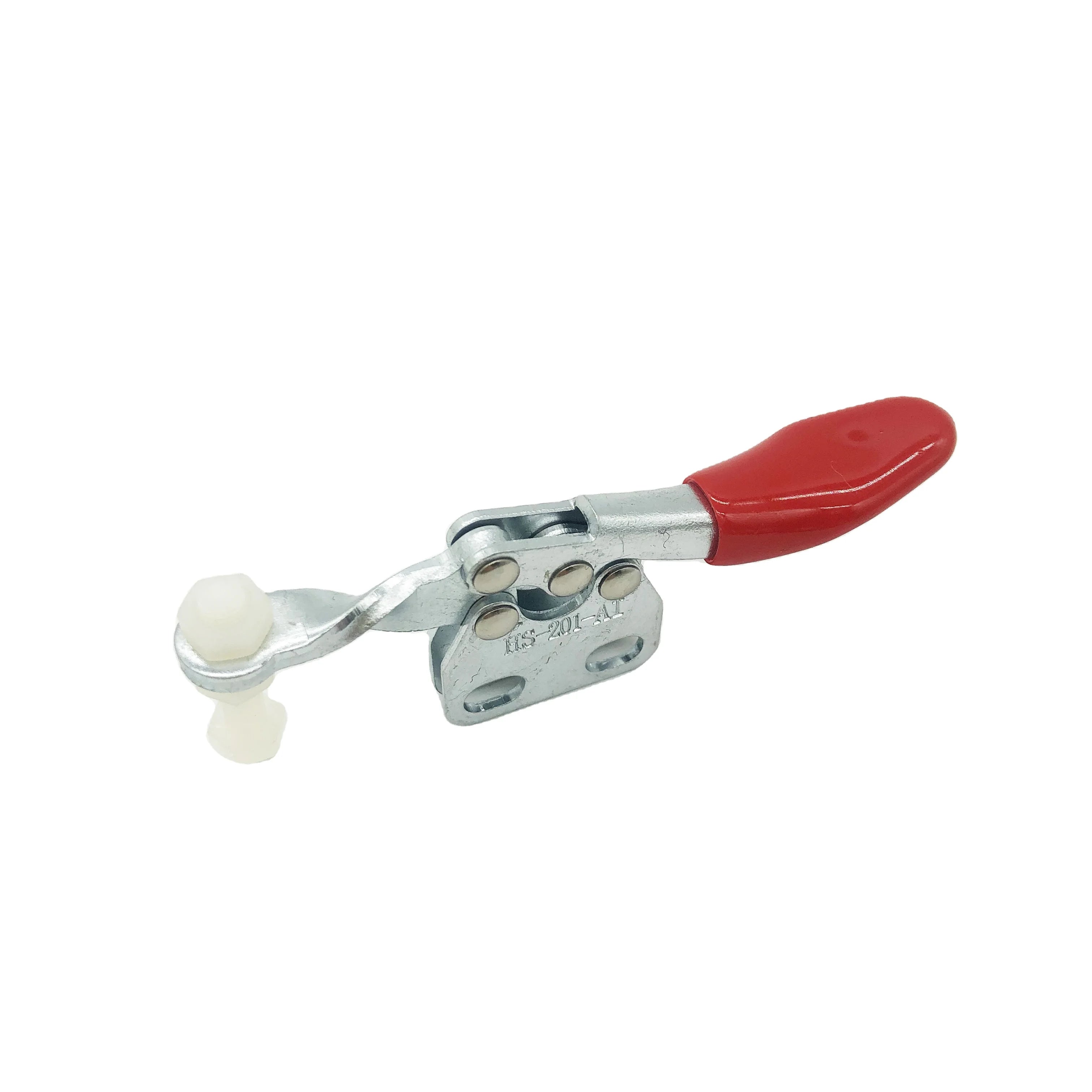 China Wholesaler Custom 27kg 60lb Mini Clamp HS-201-AI Clamps Horizontal Hold Down Type Toggle Clamp for Jig