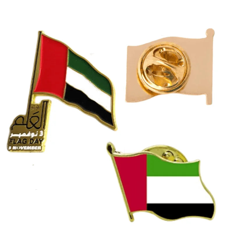Fast Delivery Custom UAE Dubai Expo Badge Saudi Products Zinc Alloy Pins with Saudi Arabia Emblem High-quality Ulikee Brand