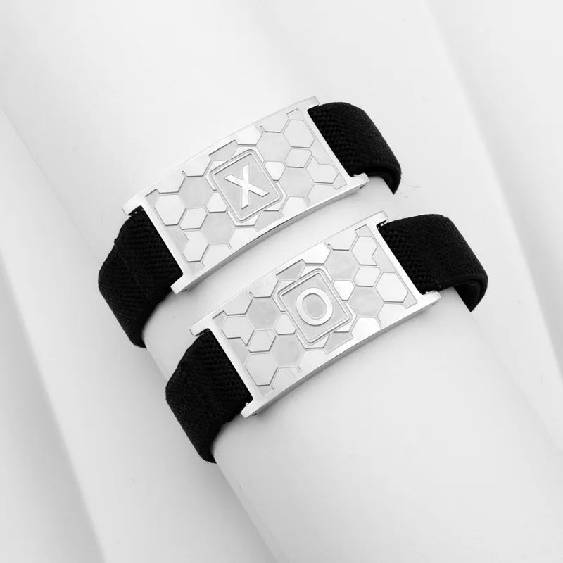 2025New Fashion Personalized Sports Football Bracelet Adjustable Nylon 26 Letter Bracelet Suitable for Men and Women Accessories