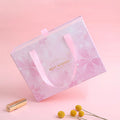 Wholesale Deluxe Customized Logo Small Fresh Design Packaging Cosmetic Perfume With Carrying Handle Gift Boxes