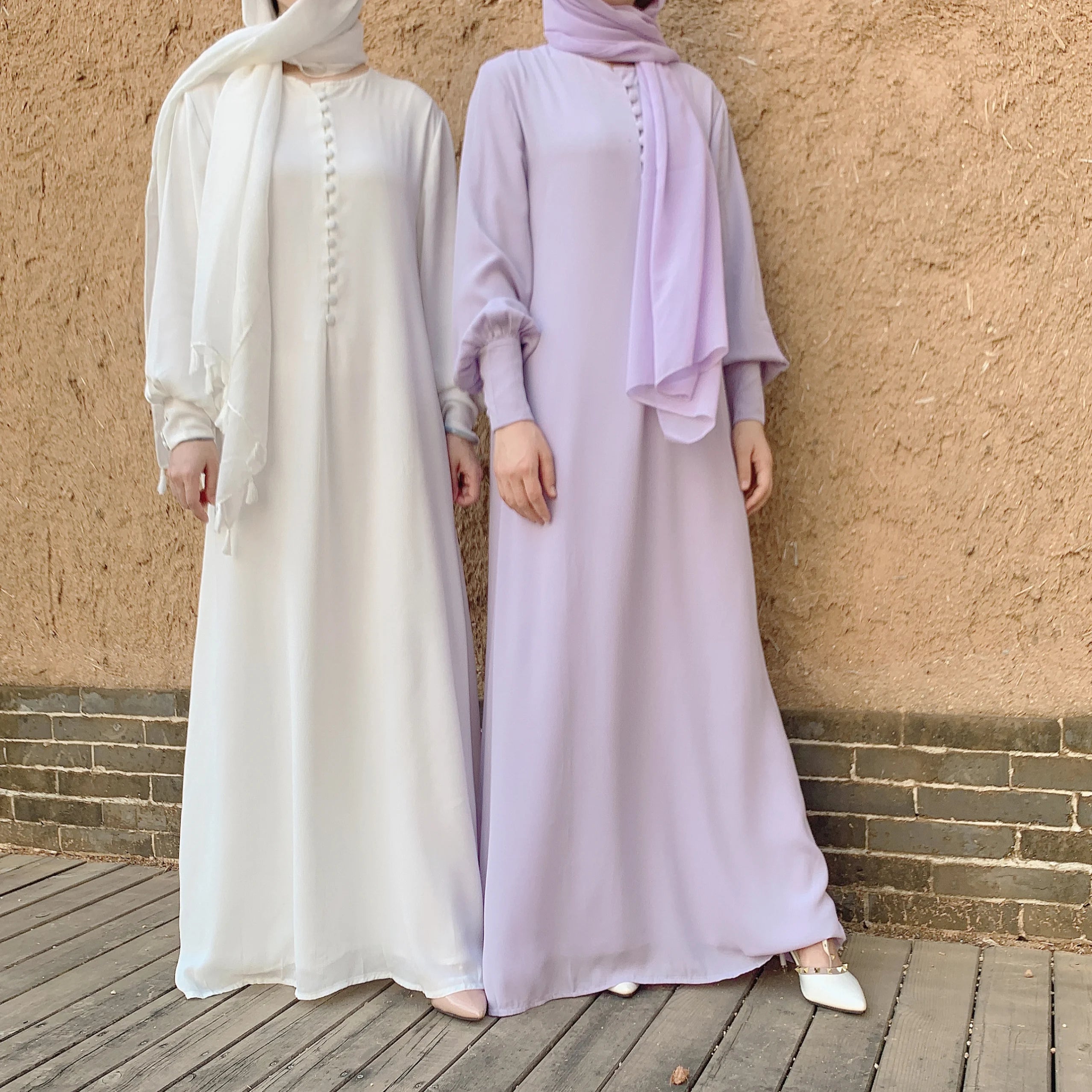 Abaya Manufacturer Ethnic Clothing Women Muslim Dress Chiffon Dresses Women Muslim Closed Abaya Muslim Long Dress