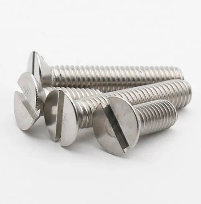 DIN963 Stainless Steel Slotted Countersunk Head Screws Slotted Countersunk Head Machine Screw