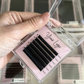 Private logo 6/12 Lines Hybrid Wispy Mega Volume 03 05 07 C D CC Individual Volume Easy Fan Supplies Cashmere Eyelash Extensions