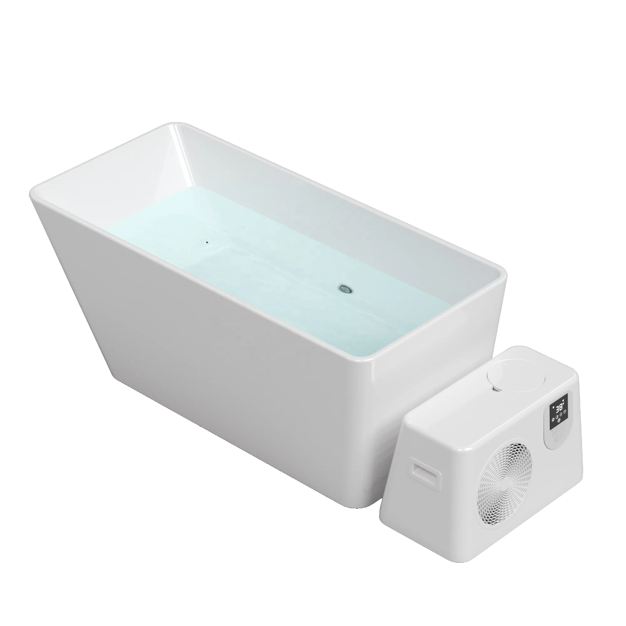 ICEGALAX Luxury Cold Plunge Pool Hot Spa Tubs 3-40 Celsius Smart WiFi Control Ice Bath Chiller Cold Plunge Set Factory Sale