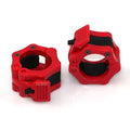 Fitness Weightlifting Barbell Spring Clamps Collar Lock 50mm Nylon Aluminium Non-Slip