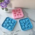 Wholesale Lolly Popsicle Silicone Mold Cut Animal Shape BPA Free Gummy Mould Fondant Jelly Ice Cream Tray Pan