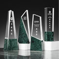Wholesale White Crystal Crafts Pentagram Glass Medal Trophy Awards Crystal Crafts