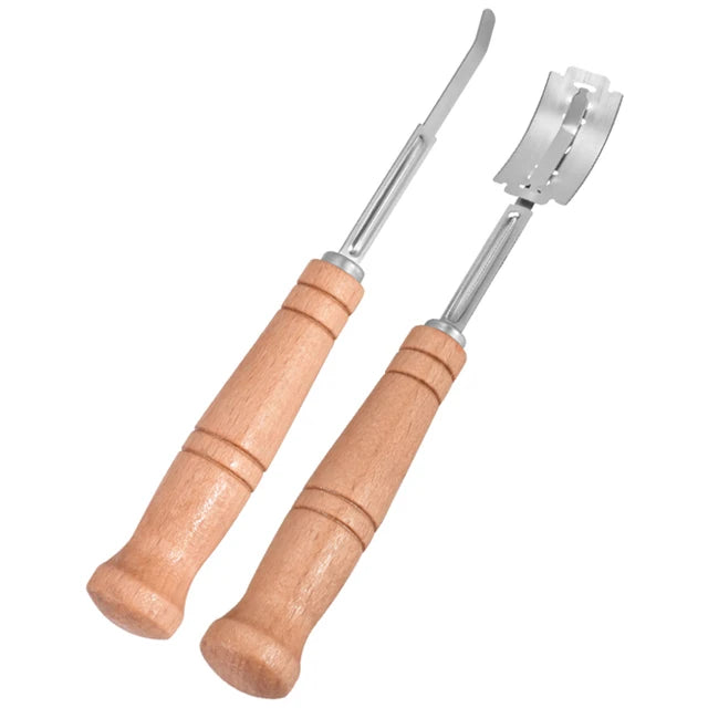 Cookie Cutters 5pcs Blades Bread Bakers Lame Slashing Tool Bread Scoring Knife With PU Case
