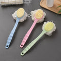 Long Handle Shower Scrubber Cleaning Brush Supplies Soft Hair Bathing Back Scrubbing Brush Body Exfoliator Massage Bath Brushes