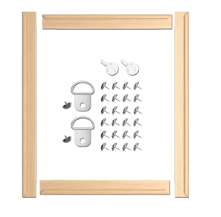 Oil Paintings Easy to Assemble Gallery Wrap Oil Frame Kits 16x20 Inch Canvas Frame DIY Canvas Wood Stretcher Bars