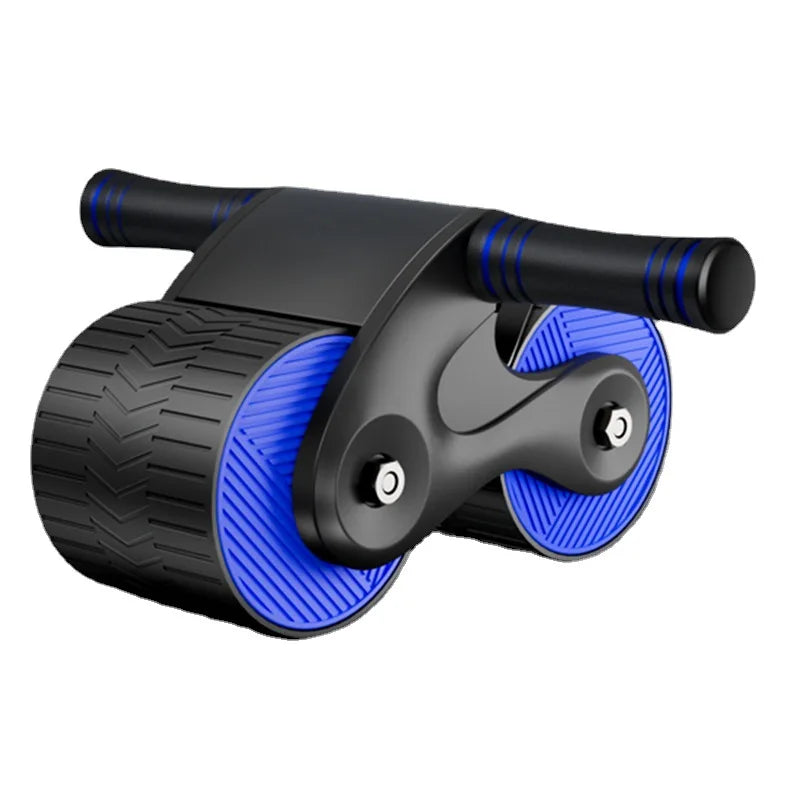 HOT Ab Wheel Roller Automatic Rebound with Knee Pad Mat  Ab Workout Equipment for Abdominal Exercise