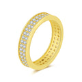 Korean Style Temperament Fashion All-match S925 Silver Zirconia Ring Women's Engagement Ring