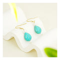 S925 Sterling Silver Stud Earrings with Turquoise Pendant Bulk in Stock