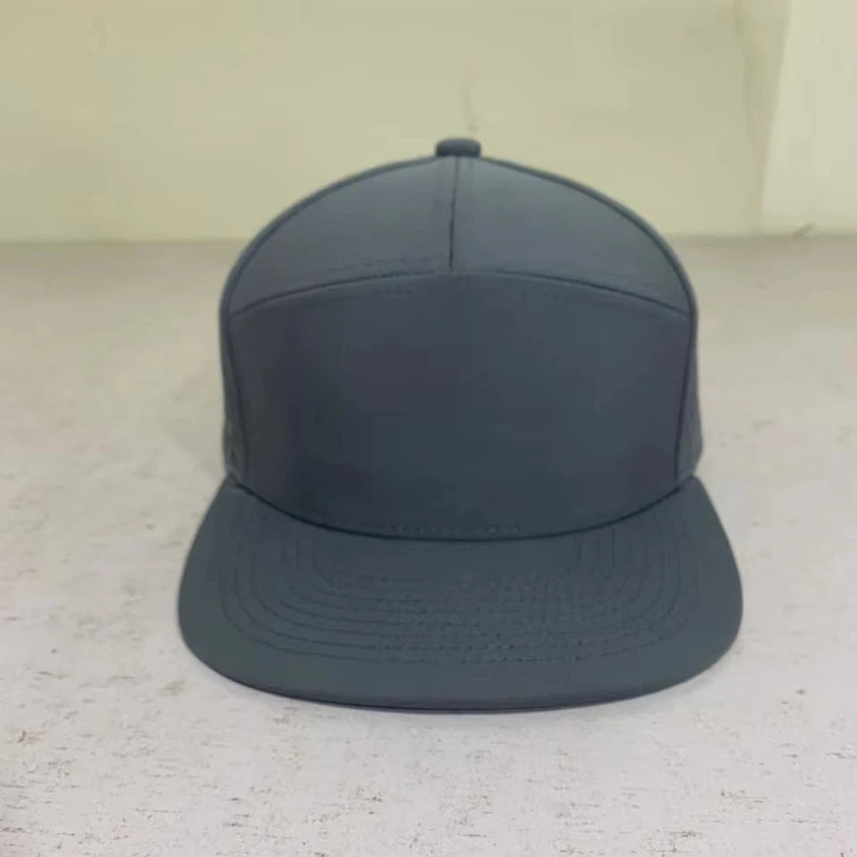 Quick-Drying Waterproof Outdoor Laser Cut Hole Sun Sport Hat Men's Style Five-Panel Trucker Snapback Caps Support Customization