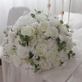 SZ04279 Artificial Ball Flowers Customized Wedding Table Centerpiece Flower 50cm White  Artificial  Flowers for Centerpiece