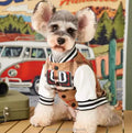 Dog Coat Designer Brown Plaid Pet Baseball Clothes Fashion Design Winter Coats Clothes for Dogs