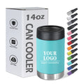 Custom Australia 14oz Metal Stainless Steel Insulated Bottom Opener Cooler Suitable 375ml Soda Beer Stubby Holder Can Cooler