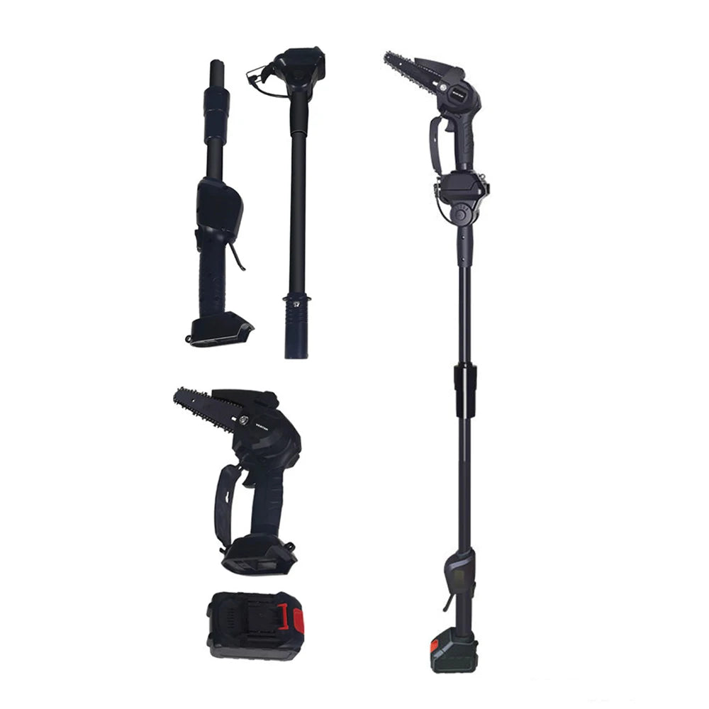 Vertak 20V Cordless Long Reach Pole Chainsaw Telescopic Long Handle Pole Saw for Cutting Tree