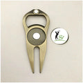 Wholesale Price Gold Divot Tool Metal Custom Repair Opener Tool Golf