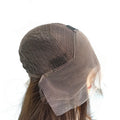 12 14 16 18 20 22 24 Inches Brown Color 13x4 Swiss Lace Front Human Hair Wig With Quick Delivery