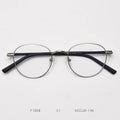 2024 Anti-blue Glasses New Metal Frame Flat Lens Computer Glasses Metal Frame Glasses Women