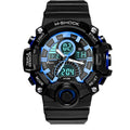Olika Customizable Men's Sports Chronograph Analog Pointer Watch Luminous LED Digital Kids Calendar Diver Fashionable Strap for